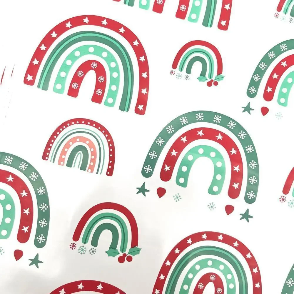 CHRISTMAS WRAPPING BAGS, Polymailers, 40 Pieces